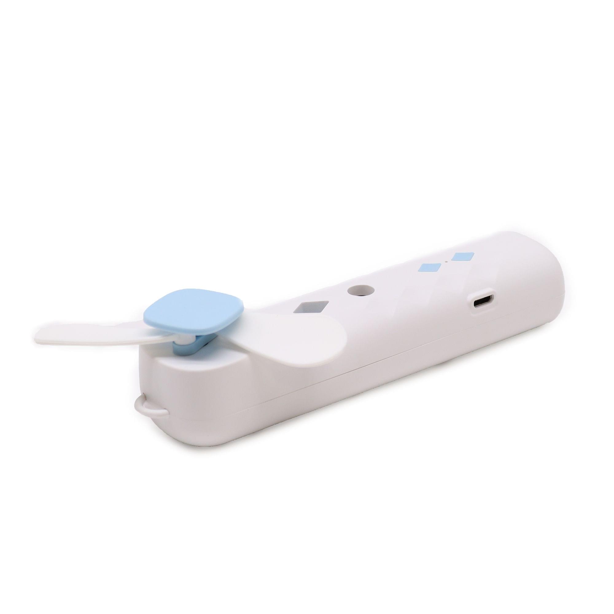 Ventilator & Spray Facial | Nano Mist – Alb, USB amazio