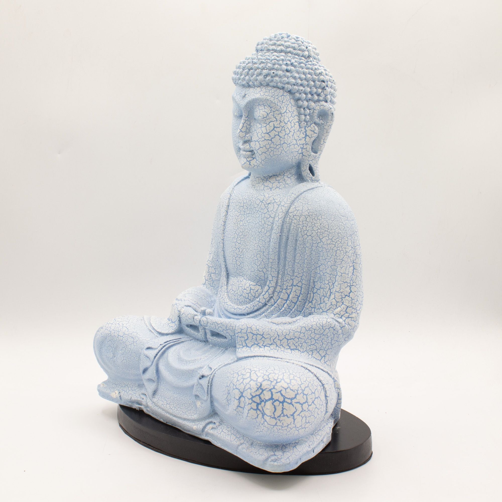Serenitate în Lumină – Lampă Meditație Buddha Albastru Ceresc amazio