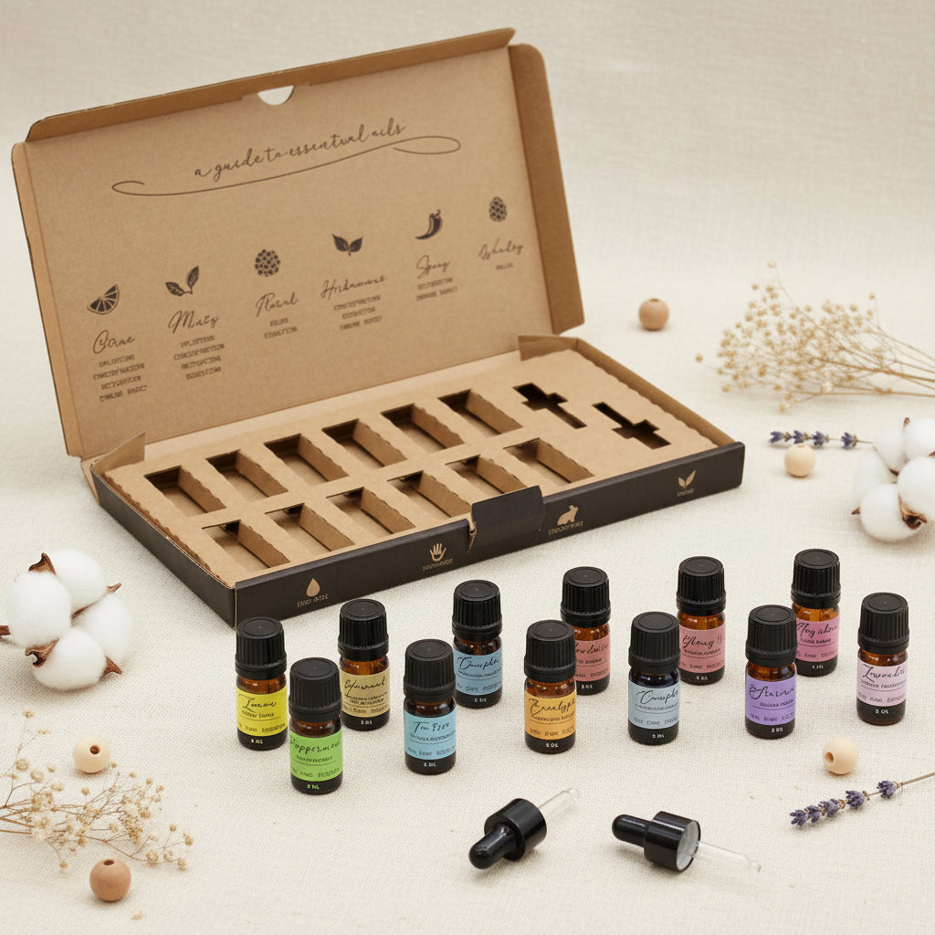 Set Uleiuri Esențiale Aromaterapie | Starter Pack amazio