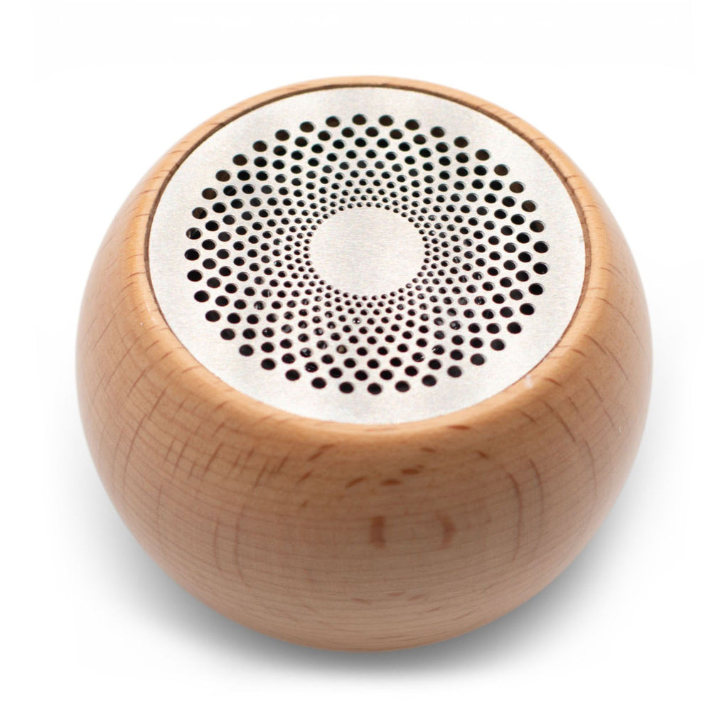 Muzică în Orice Moment – Mini Boxă Bluetooth Mandala Lemn amazio