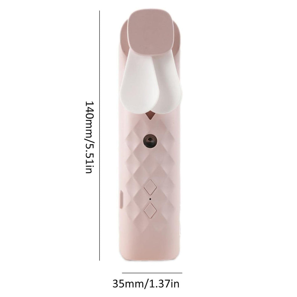Pink Nano Mist Face Fan &  Spray - USB chargable AW Dropship Europe