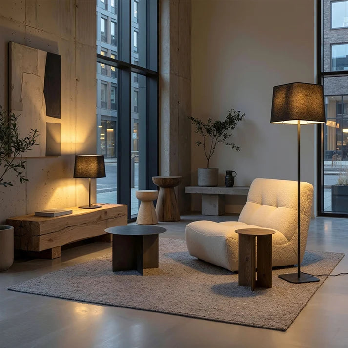 PERTH Lampă de podea textil